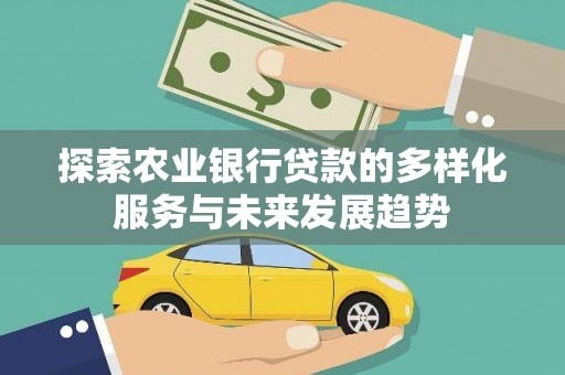 金普新区探索农业银行贷款的多样化服务与未来发展趋势