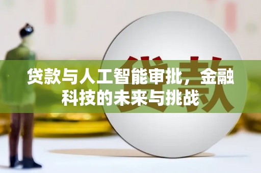 金普新区贷款与人工智能审批，金融科技的未来与挑战