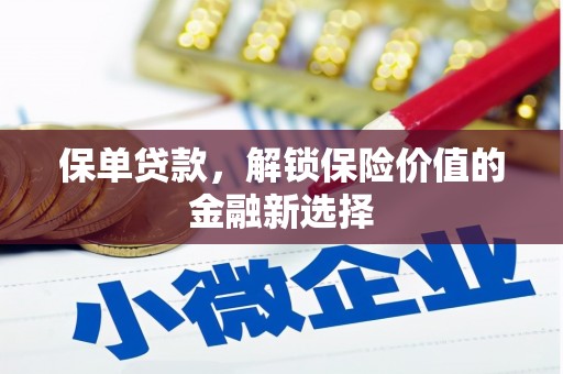 金普新区保单贷款，解锁保险价值的金融新选择
