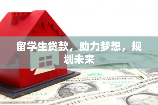 金普新区留学生贷款，助力梦想，规划未来