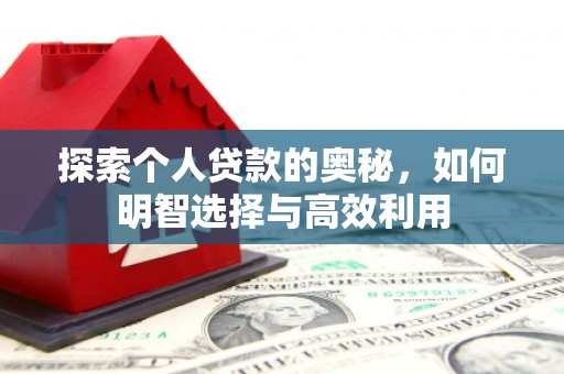 金普新区探索个人贷款的奥秘，如何明智选择与高效利用