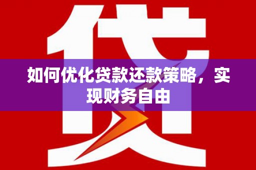 金普新区如何优化贷款还款策略，实现财务自由