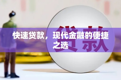 金普新区快速贷款，现代金融的便捷之选