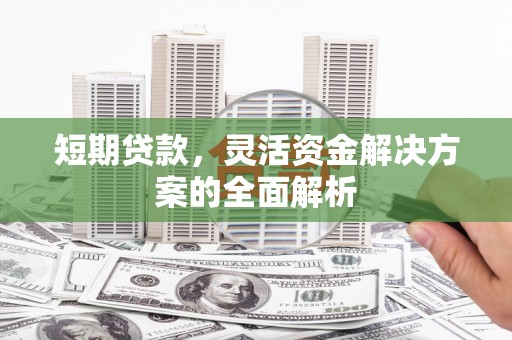 金普新区短期贷款，灵活资金解决方案的全面解析