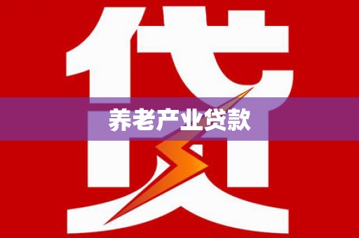 金普新区养老产业贷款