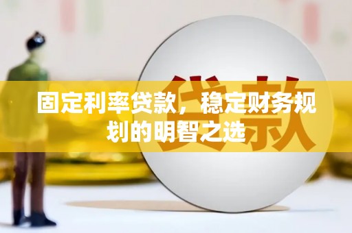 金普新区固定利率贷款，稳定财务规划的明智之选